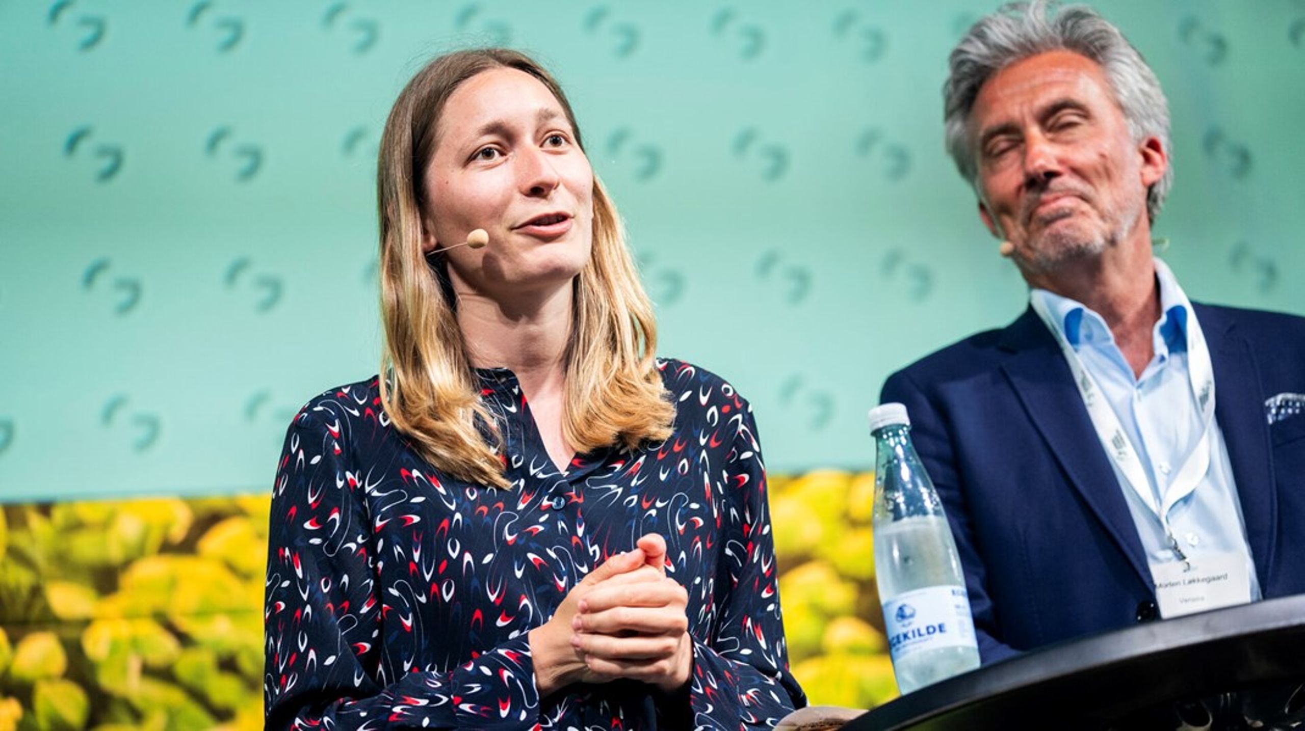 SF's Kira Marie Peter-Hansen og Venstres Morten Løkkegaard har stået på hvert sit hold, når det kommer til løngennemsigtighed.