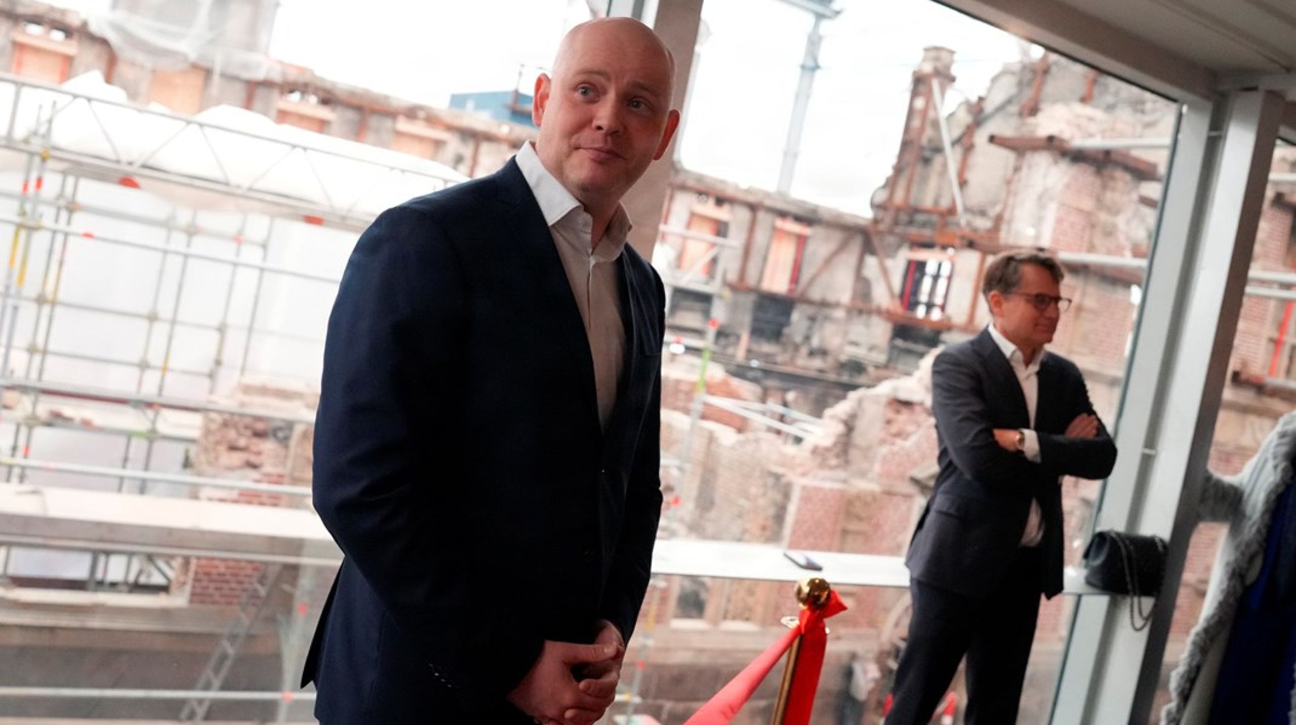 Kulturminister Jakob Engel-Schmidt (M) indviede et nyt besøgscenter ved Christian 4.s børsbygning, kort før statsminister Mette Frederiksen (S) udskrev folketingsvalg.&nbsp;