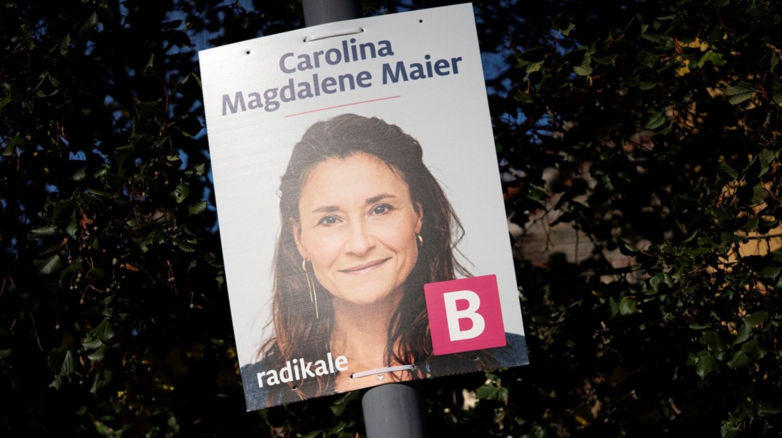Carolina Magdalene Maier har både stillet op for Radikale Venstre og Alternativet. Det var dog hos Alternativet, hun kom i Folketinget