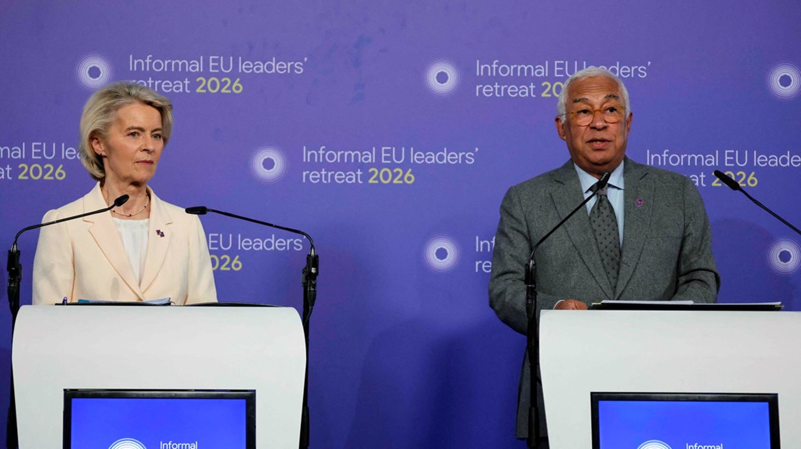 Både kommissionsformand Ursula von der Leyen og rådsformand&nbsp;António Costa har indtil videre forsvaret kvotehandelssystemet. Men flere regeringer har set sig sure på det, der beskrives som hjørnestenen i EU's klimapolitik.