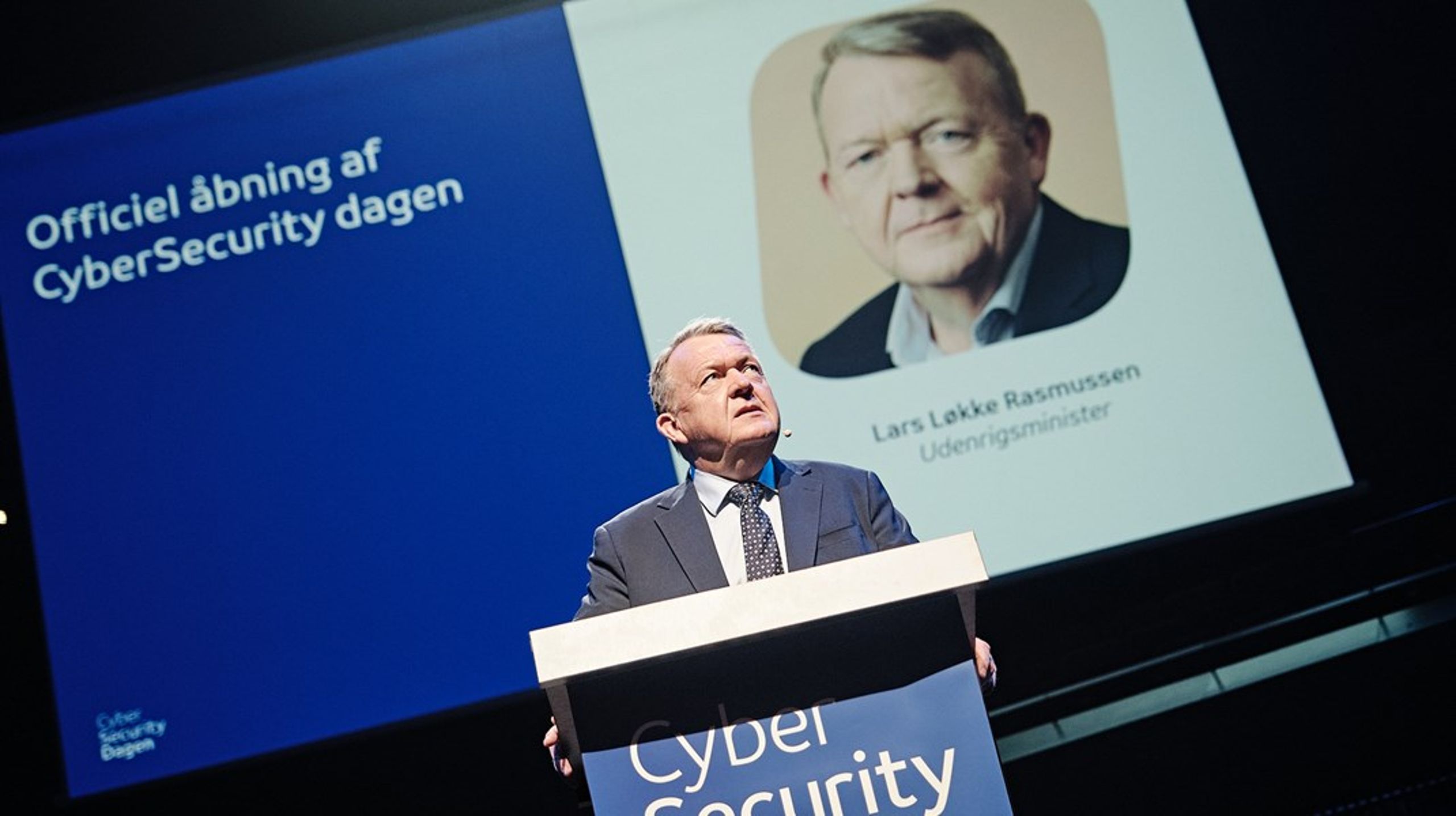 "Mit stilfærdige håb er, at de her temaer om, hvordan vi opbygger dansk konkurrencekraft, også kommer til at fylde lidt i valgkampen," sagde Lars Løkke fra talerstolen i DR Koncerthuset i København.