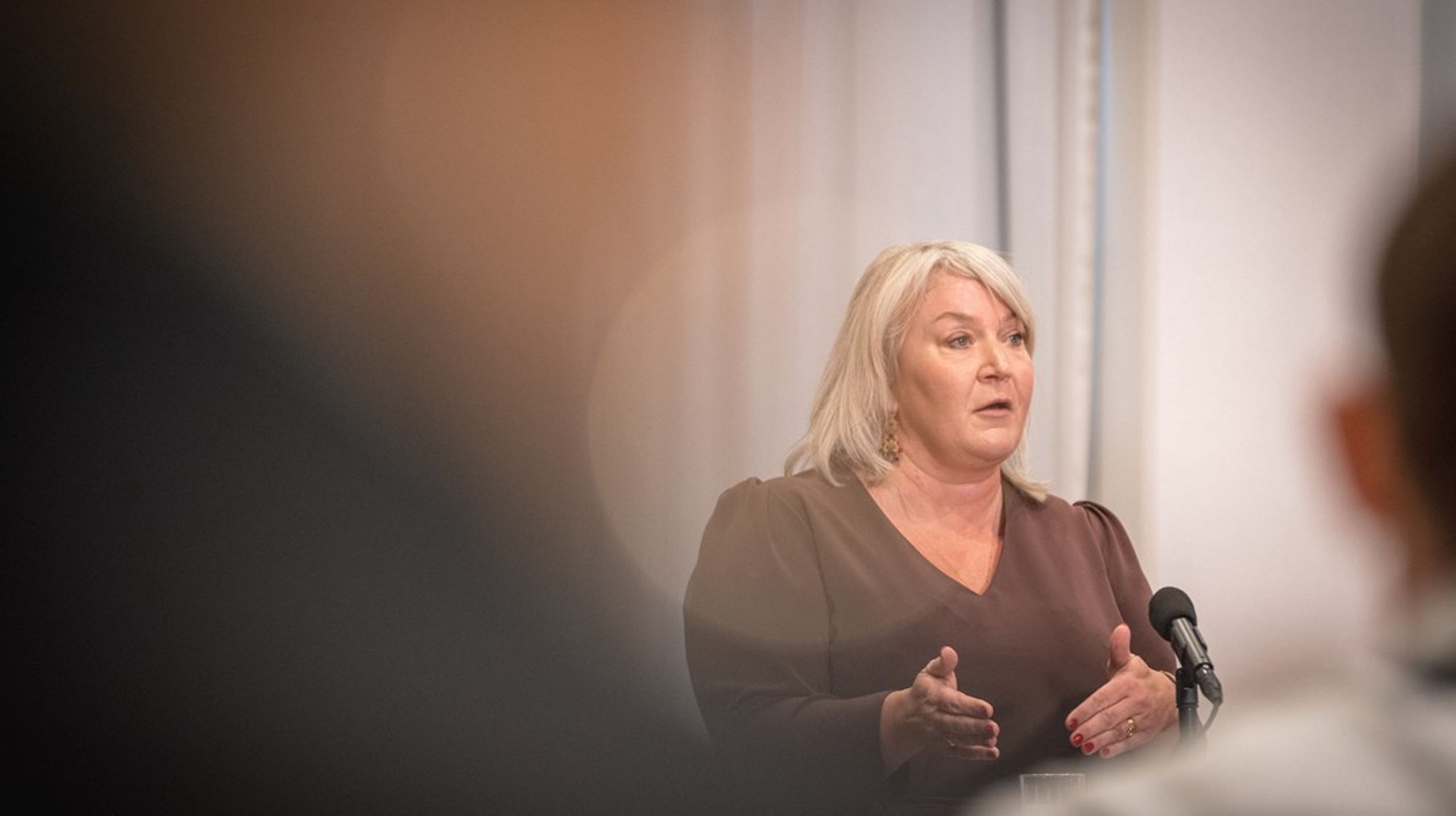 Christina Egelund stiller op i Østjyllands storkreds for Moderaterne. Hun var ikke valgt til Folketinget da hun blev hevet ind som uddannelses- og forskningsminister i 2022.