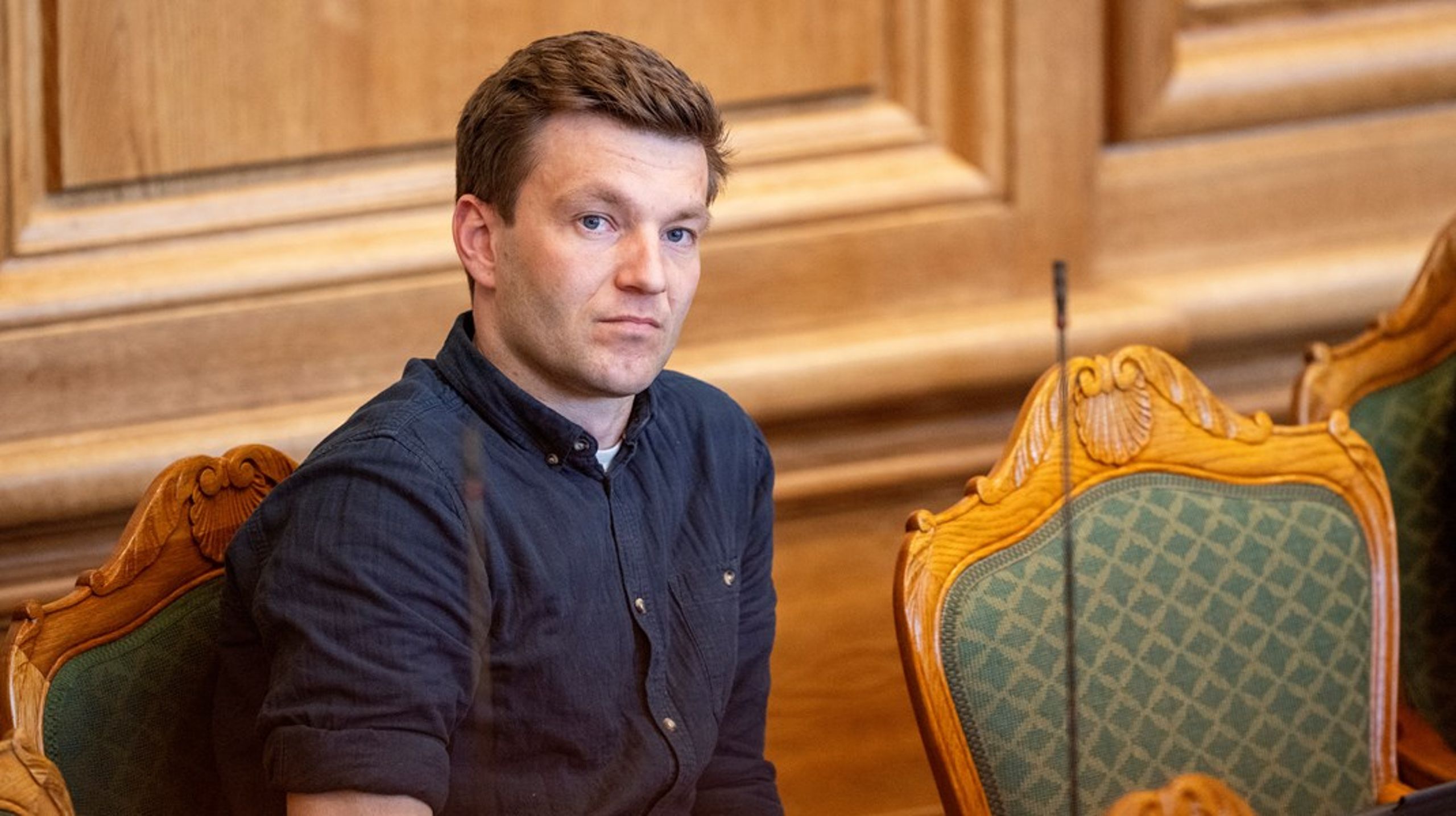 Sigurd Agersnap, finansordfører i SF, afviser, at partiet vil være med på at indføre en flad aktieskat, som Moderaterne har foreslået. Arkivfoto.&nbsp;