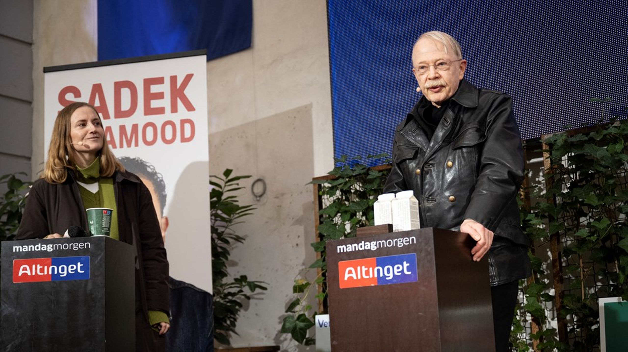 <div><div><div><div><div><div>Vært for Altinget Ajour, Caroline Tranberg, interviewer Altingets politiske kommentator i Altingets gård.</div></div></div></div></div></div>