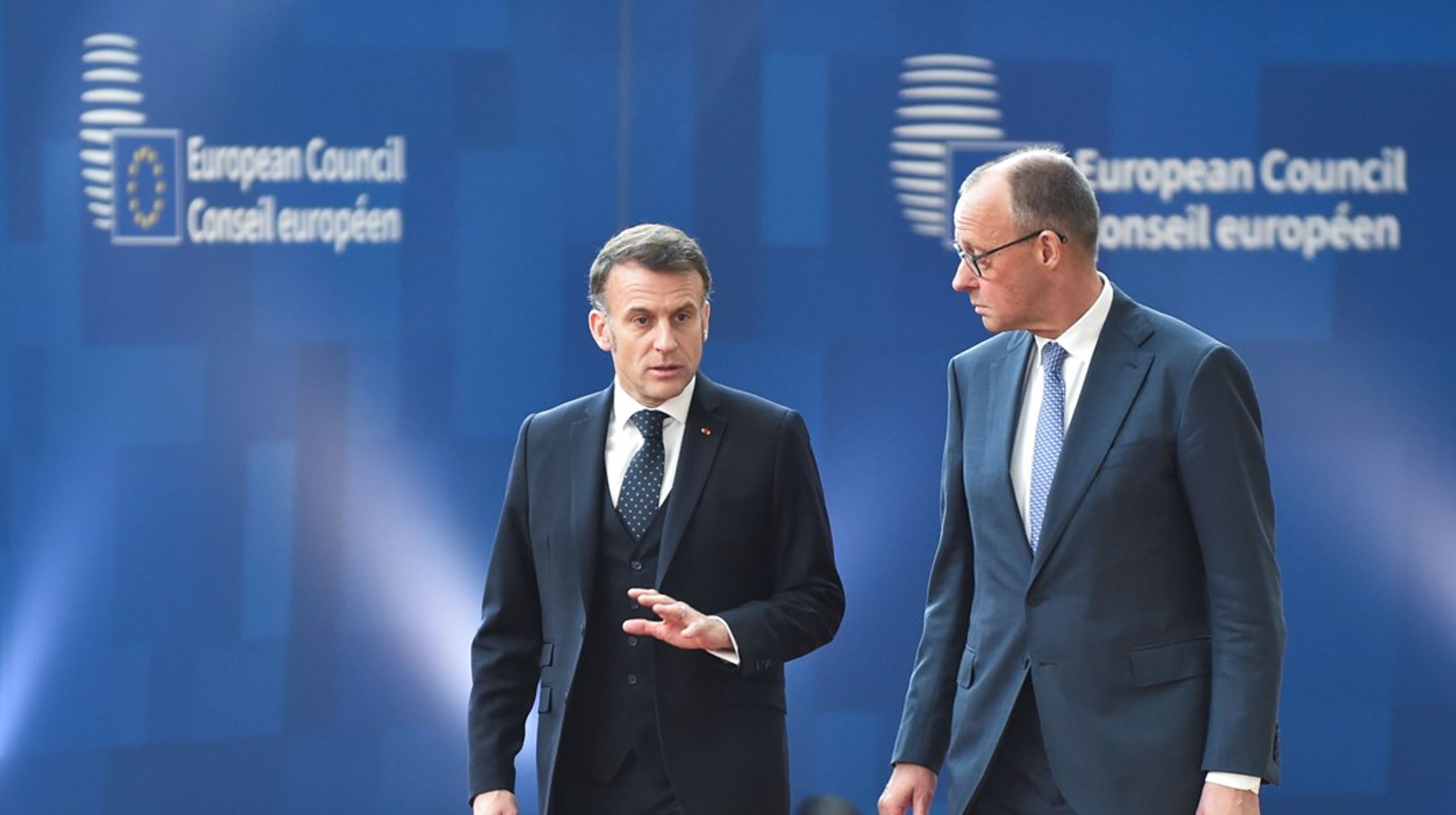 Merz og Macron har slået ring om EU's kvotehandelssystem, men presser stadig på for&nbsp;justeringer.