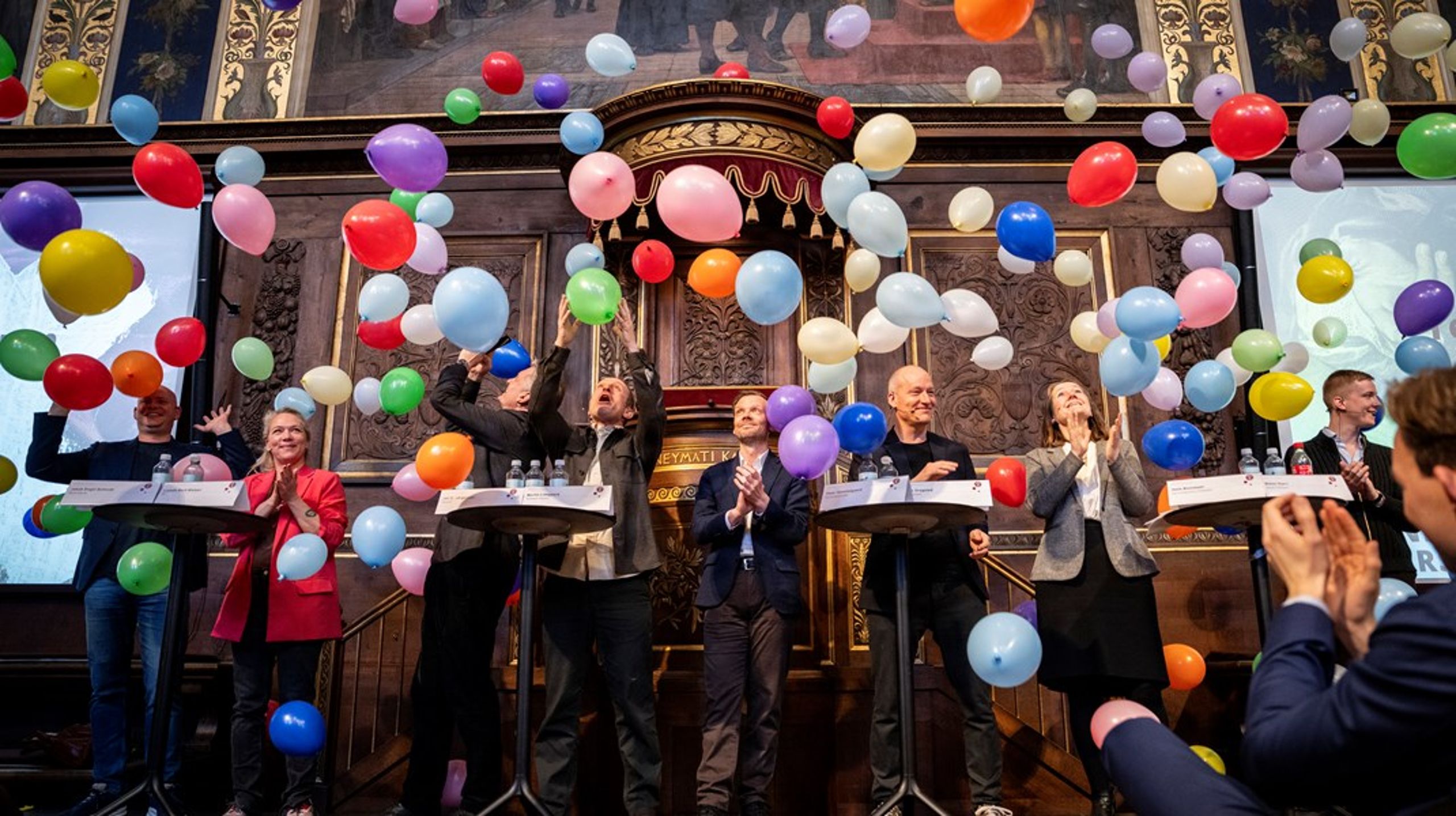 Demokratiet er en fest, lyder budskabet på Københavns Universitet.&nbsp;&nbsp;