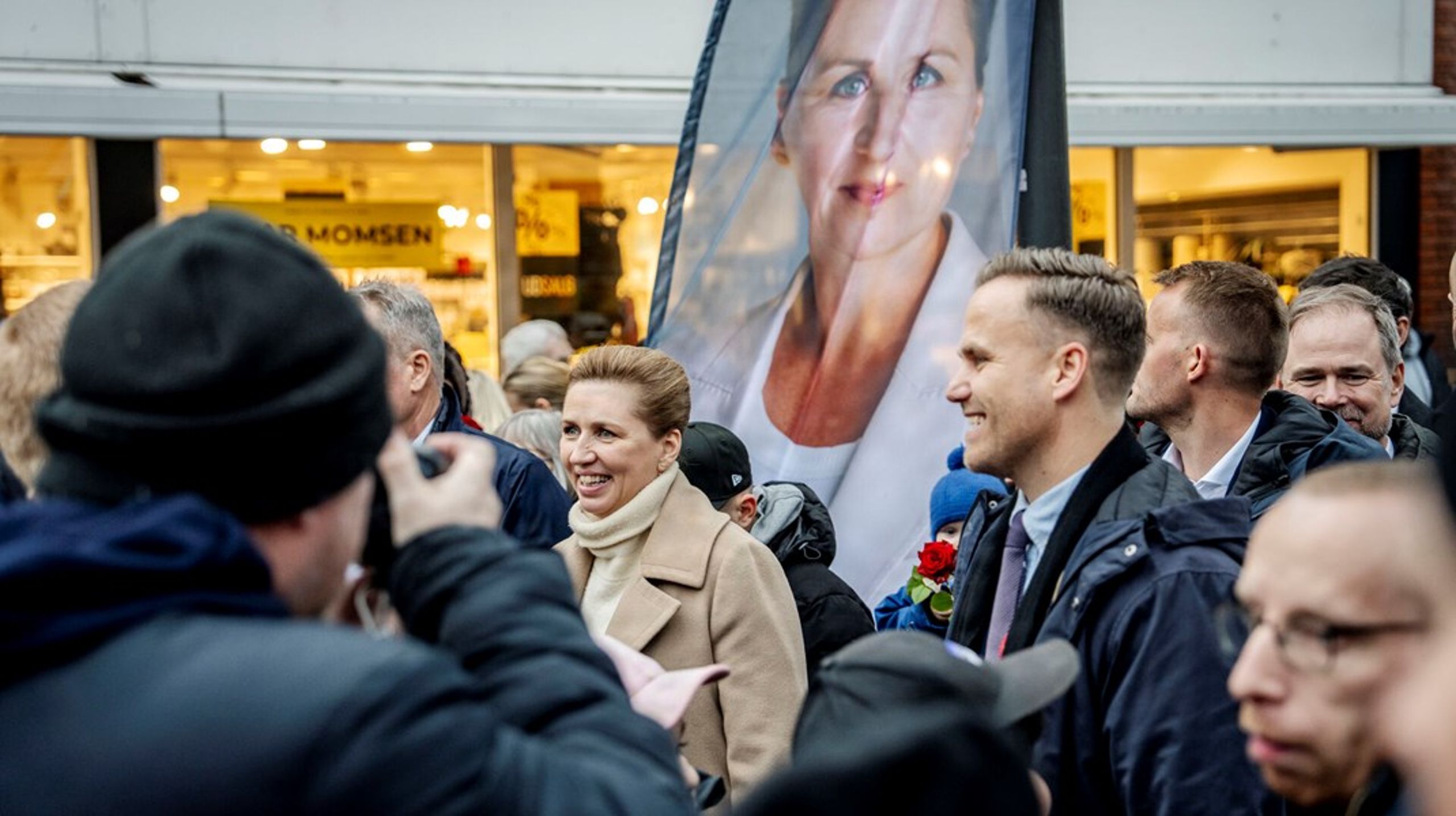 Samme dag som S-formand Mette Frederiksen udskrev valg, indledte hun valgkampen i Herlev i Rødovrekredsen. Her har partiet nu tabt mærkbar opbakning.