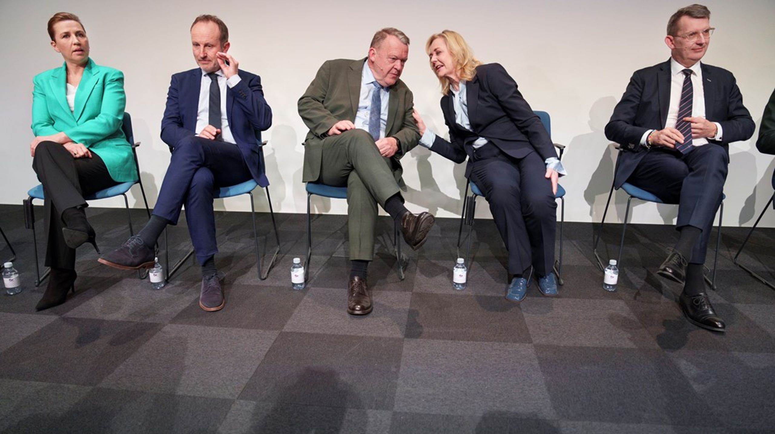 Onsdag formiddag debatterede partilederne tirsdagens valgresultat.