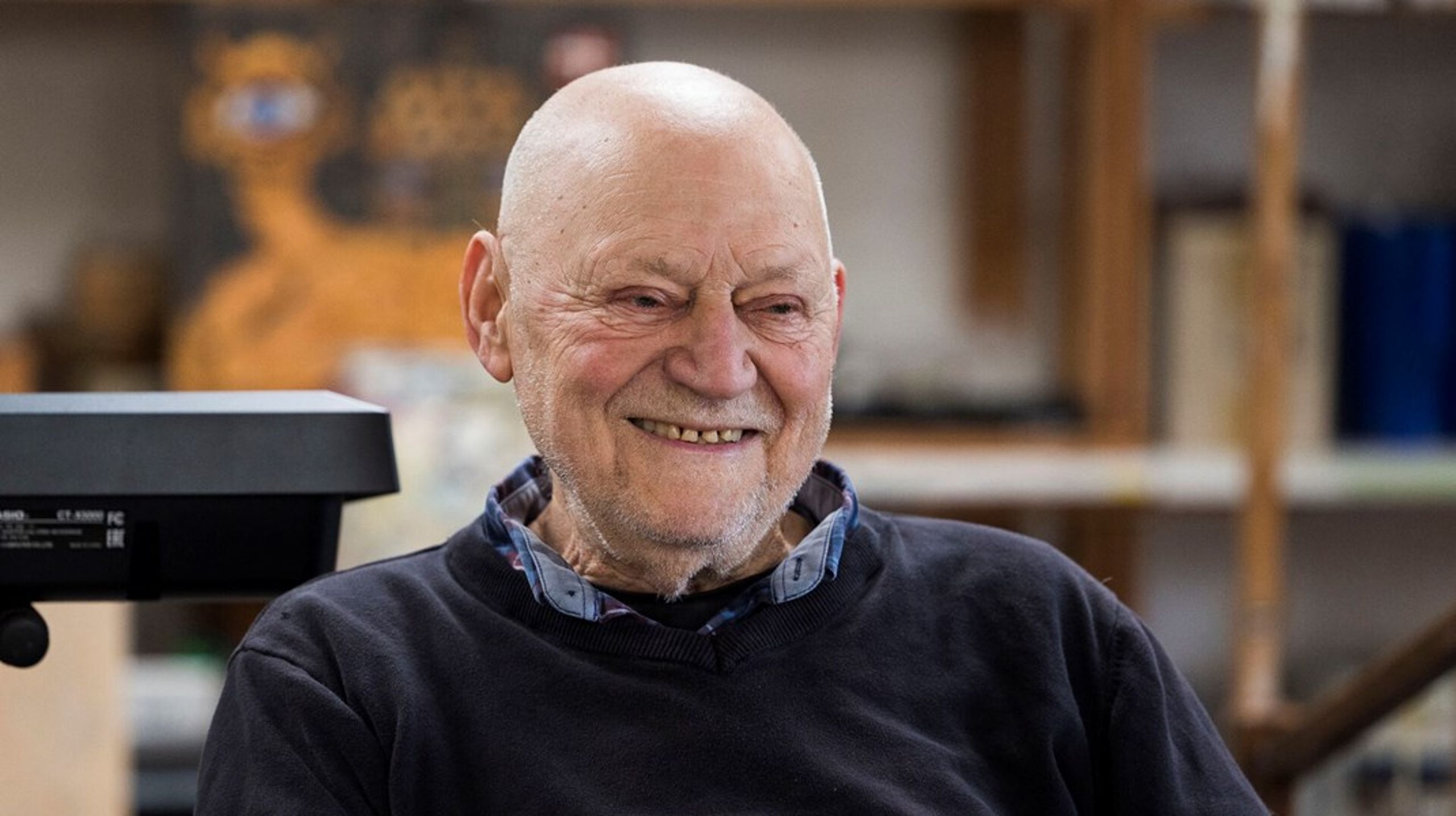 Troels Trier blev 86 år.