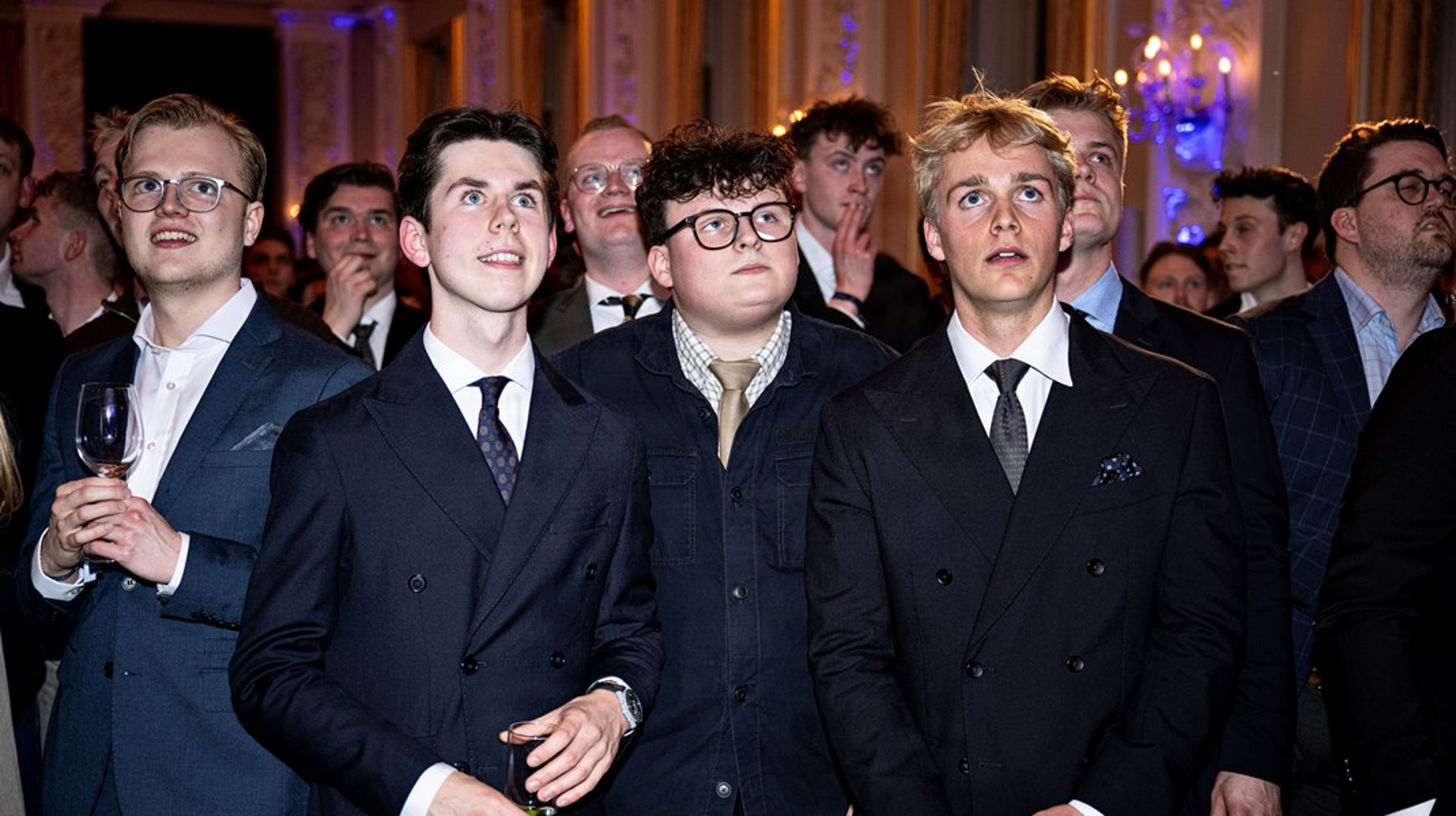 Valgfest i Liberal Alliance. Det er overvældende grad mænd, der stemmer på partiet. Arkivfoto.&nbsp;