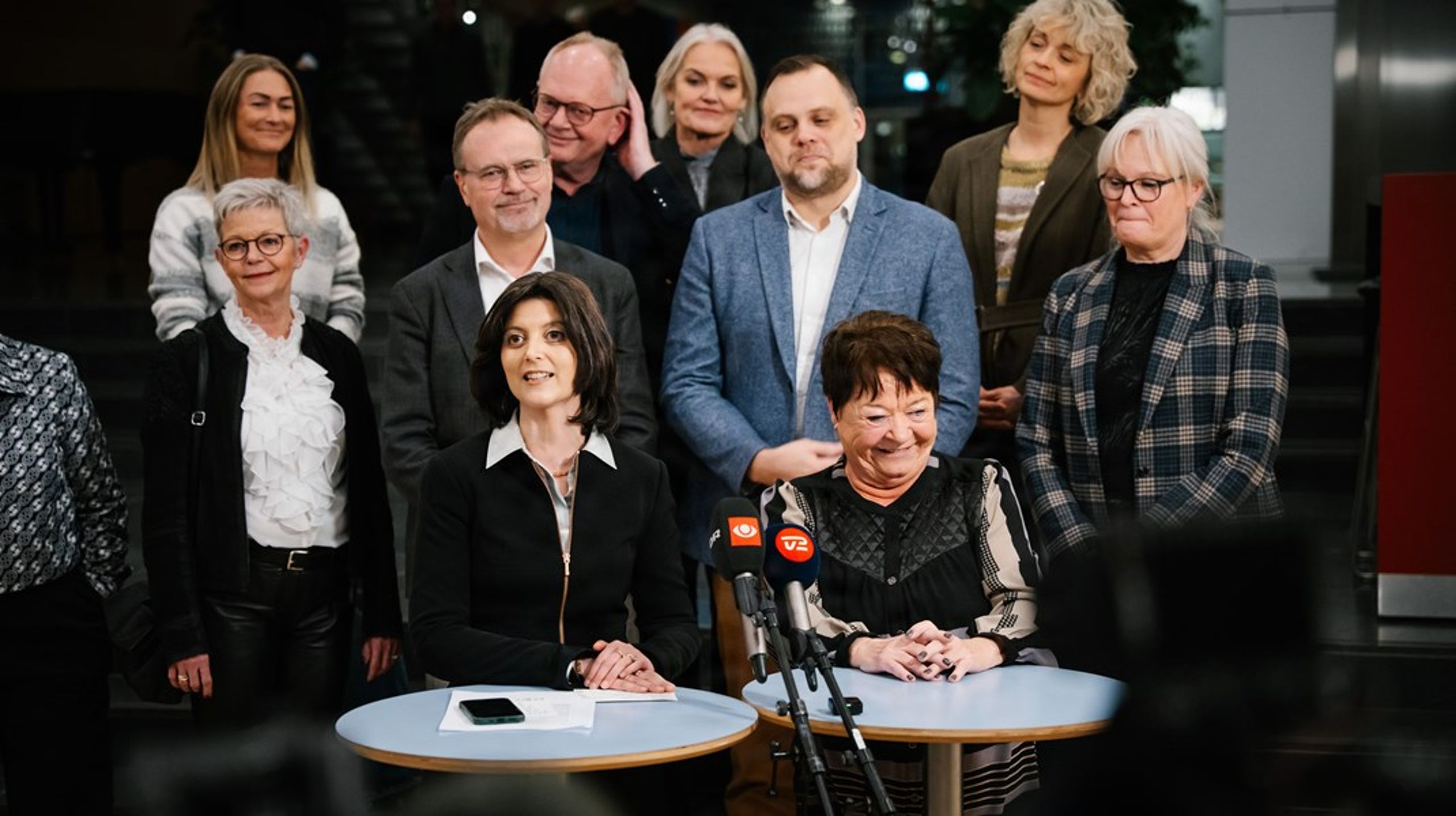 FOA-formand Mona Striib og borgmester i Lyngby-Taarbæk Sofia Osmani (K) blev enige om det fælles forlig i kommunerne dagen inden valgudskrivelsen.&nbsp;