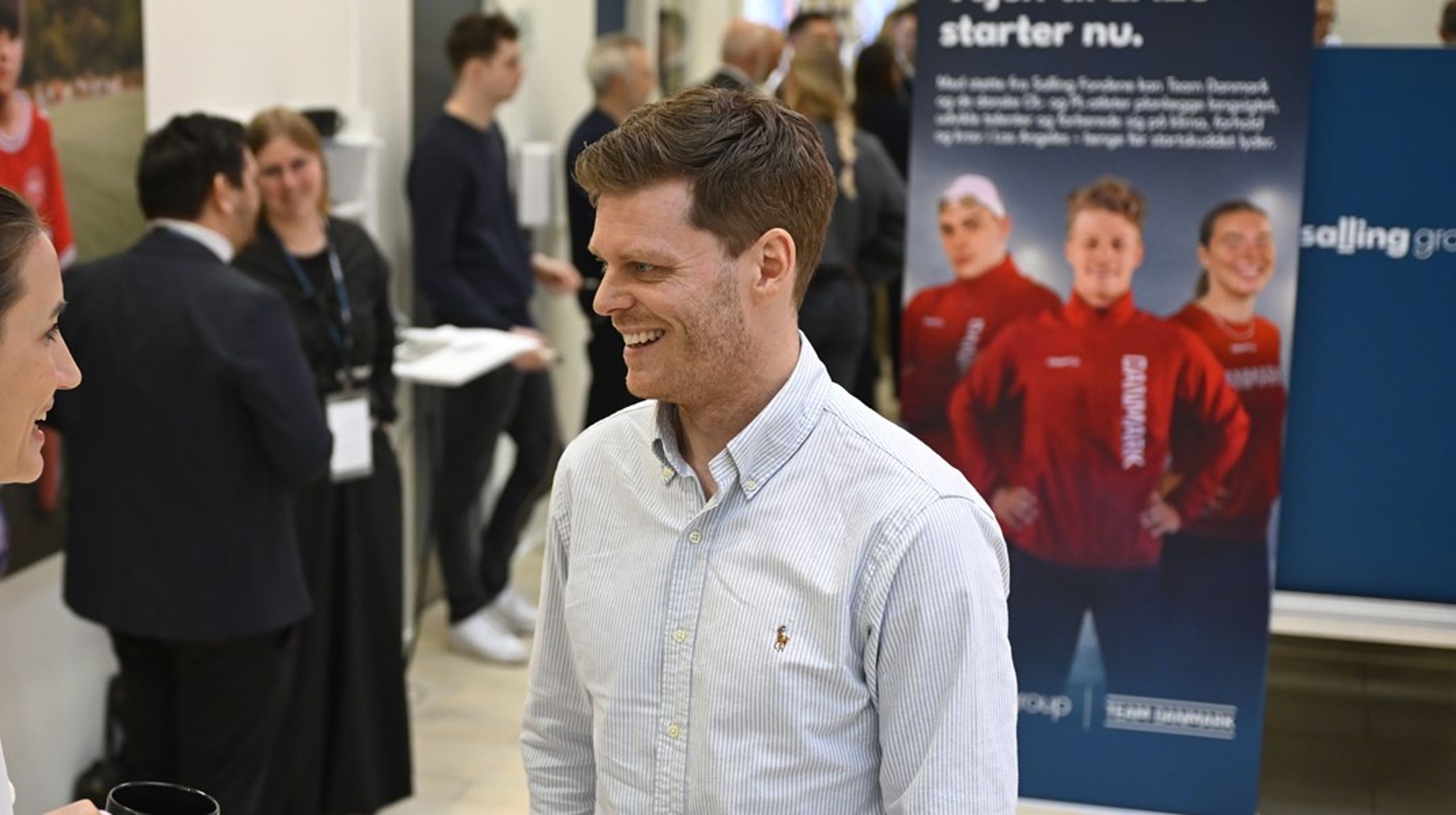 "Det er skønt at være tilbage i Idrættens Hus i Brøndby. Det føles lidt som at komme hjem, og selvom det er 10 år siden, jeg sidst havde min daglige gang herude, var jeg forbløffet over, hvor mange mennesker jeg stadig kendte," siger Jonathan Bay.