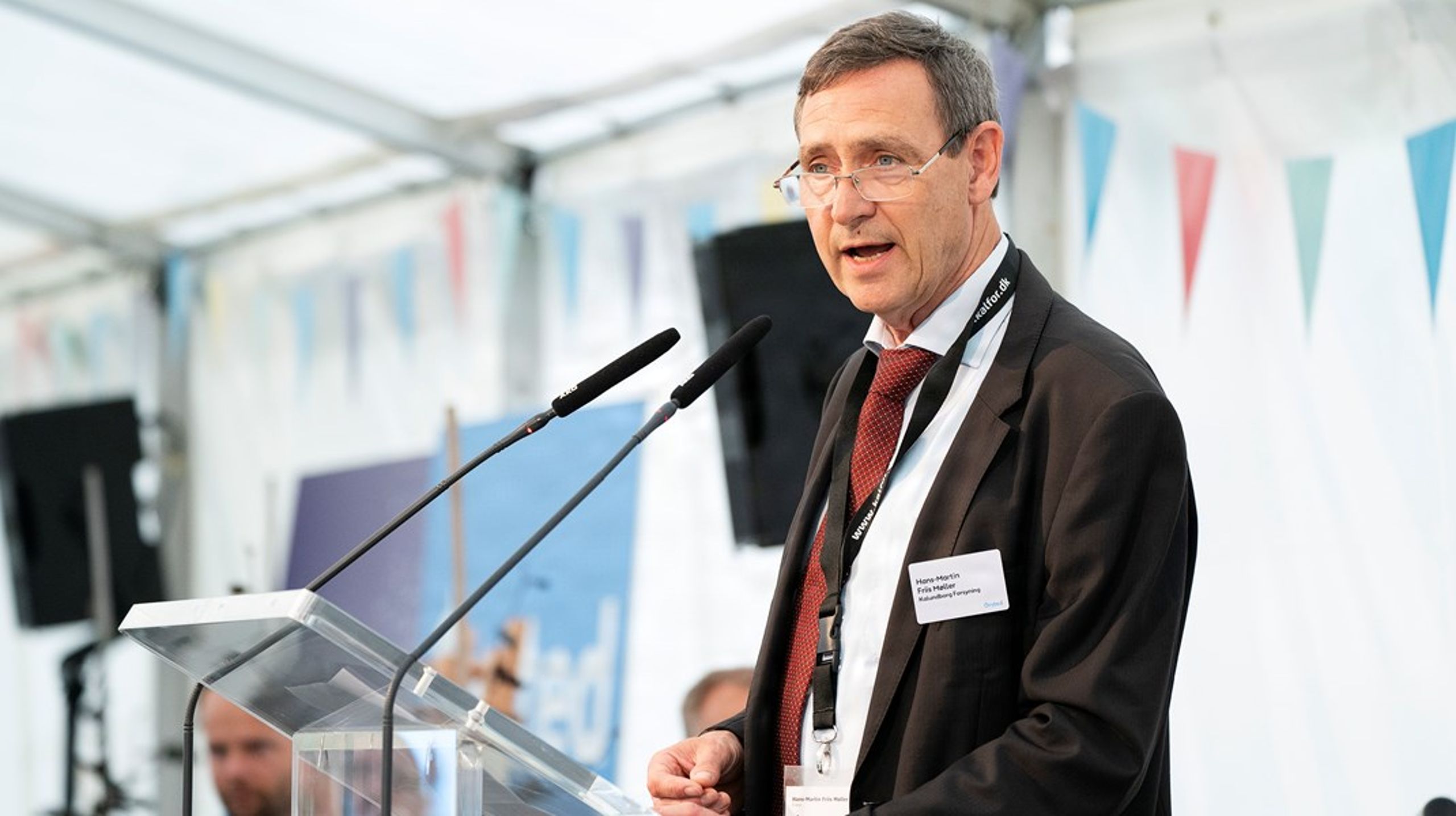 I 2020 holdt Hans-Martin Friis Møller, som daværende direktør for Kalundborg Forsyning, tale i forbindelse med, at Kronprins Frederik indviede det ombyggede Asnæsværk i Kalundborg.