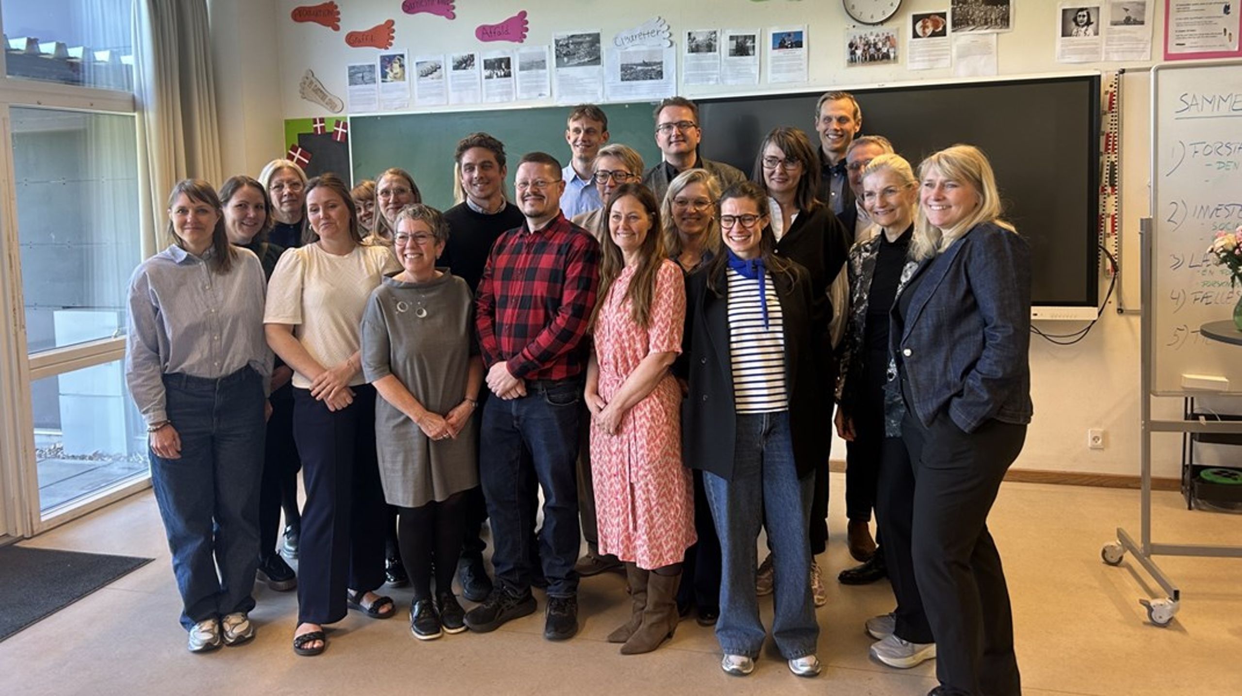 Lanceringen af projektet blev afholdt i et klasselokale på Ådalens Skole, hvor der efterfølgende blev taget "et klassebillede" af de fremmødte.&nbsp;