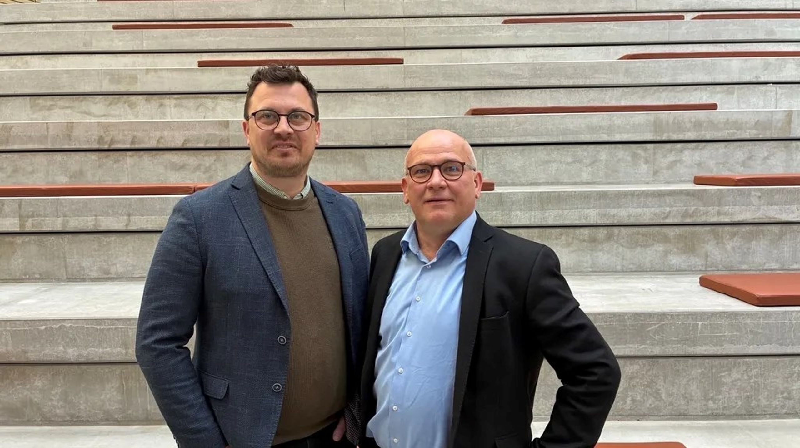 Jesper Arnth og Anders Peter Jensen skal fremover stå i spidsen for bestyrelsen i Landbrug og Fødevarer Sektor for Kvæg.