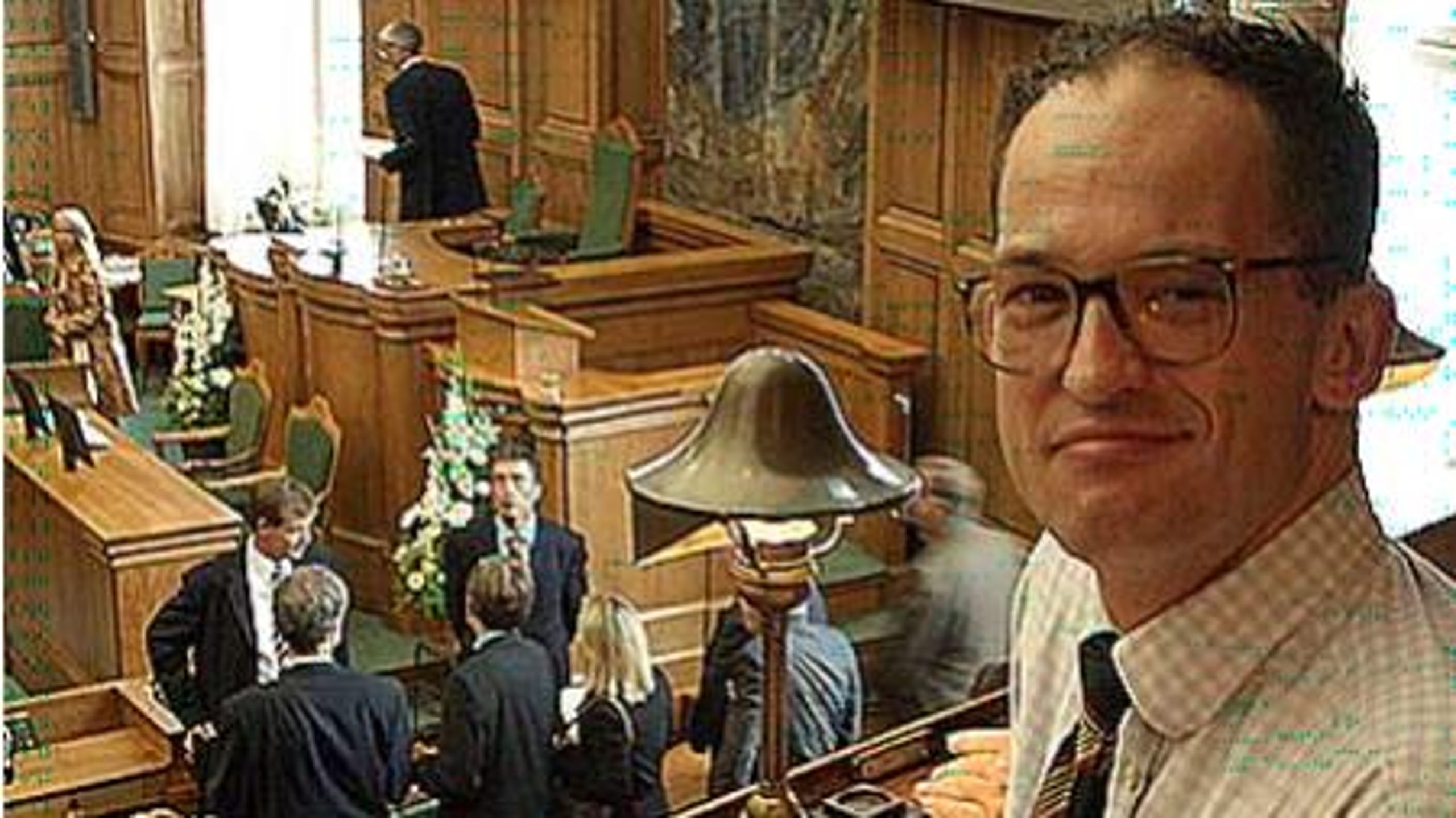 Retoriker Christian Eversbusch, Rhetor overværede Solanas tale i København, som han analyserer indsigtsfuldt og lunt. Hér fotograferet for et par år siden ved Folketingets åbning.