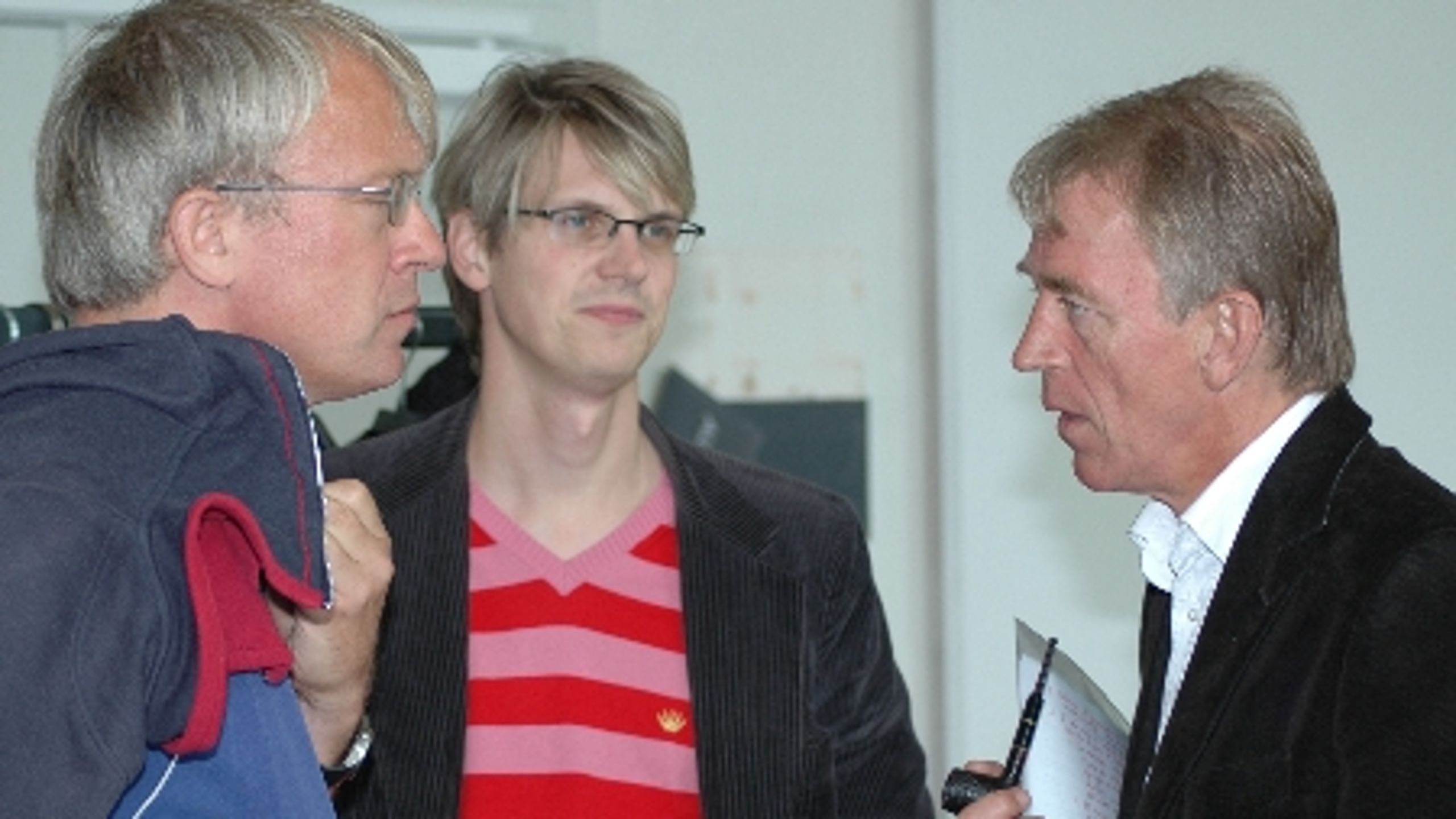 Mænd er der nok af i SF's folketingsgruppe. Nu skal der flere unge kvinder til, håber SF's formand. (foto: Altinget/Flindt)