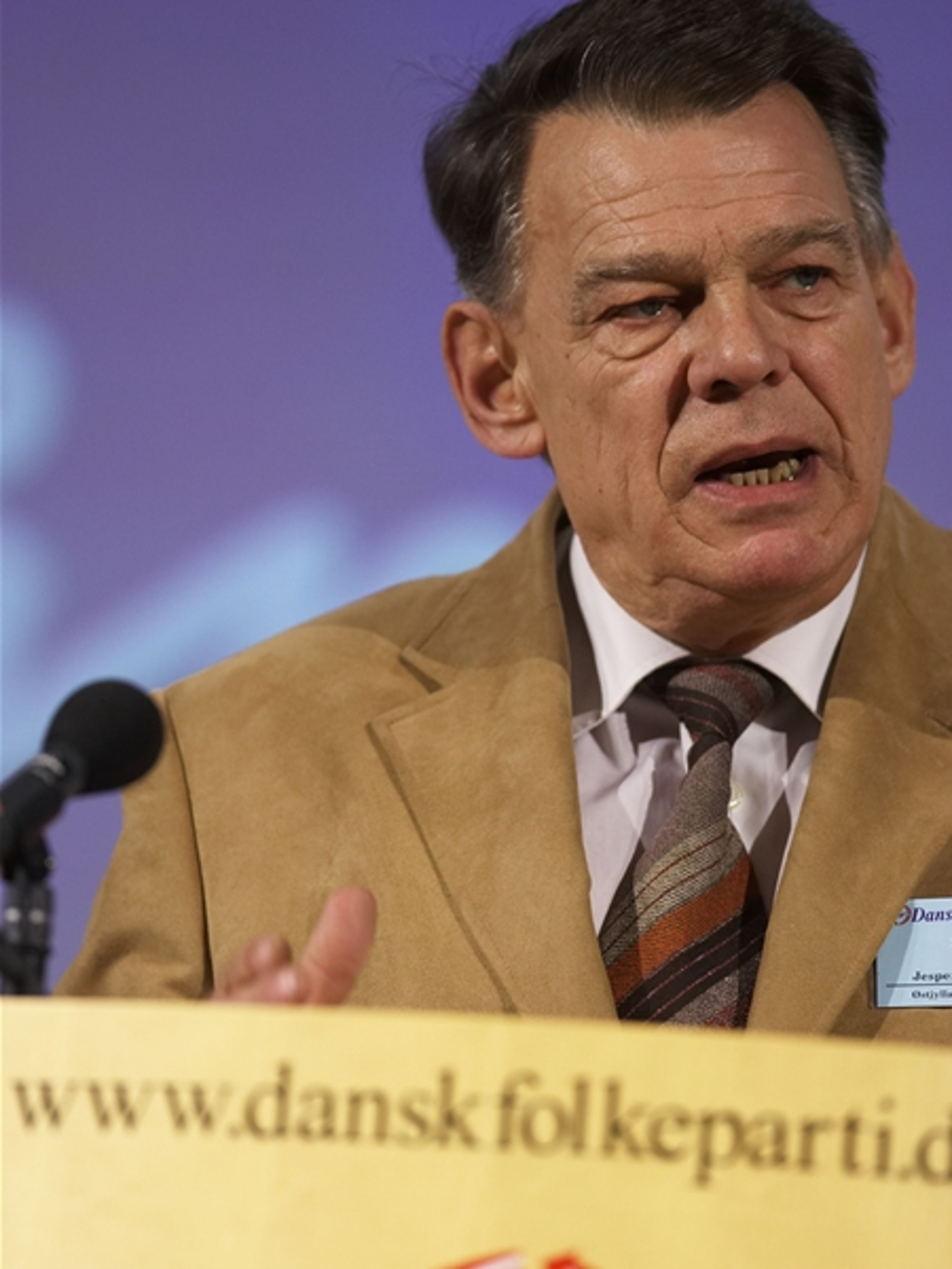 Jesper Langballe på DFs årsmøde 2007: - Værdikampen har også givet os den sejr, at man ikke længere behøver være socialist for at have medfølelse for de svage i samfundet og hjælpe de dårligst stillede.