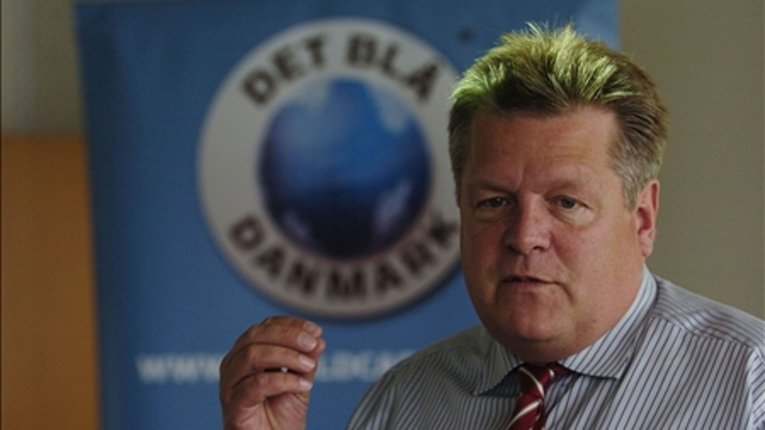 Den danske handelsflåde skal stå for 15 pct. af verdenshandlen, siger vicedirektør i Dansk Rederiforening Jan Fritz Hansen. 