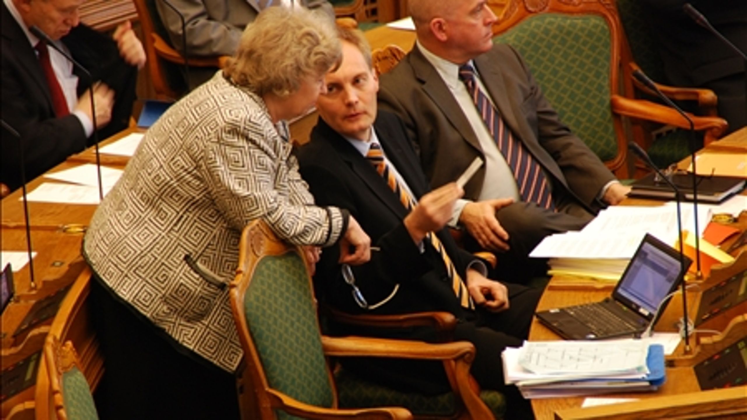 Dansk Folkeparti må nu dele retten til at fastlægge regeringens asylpolitik med Ny Alliance.