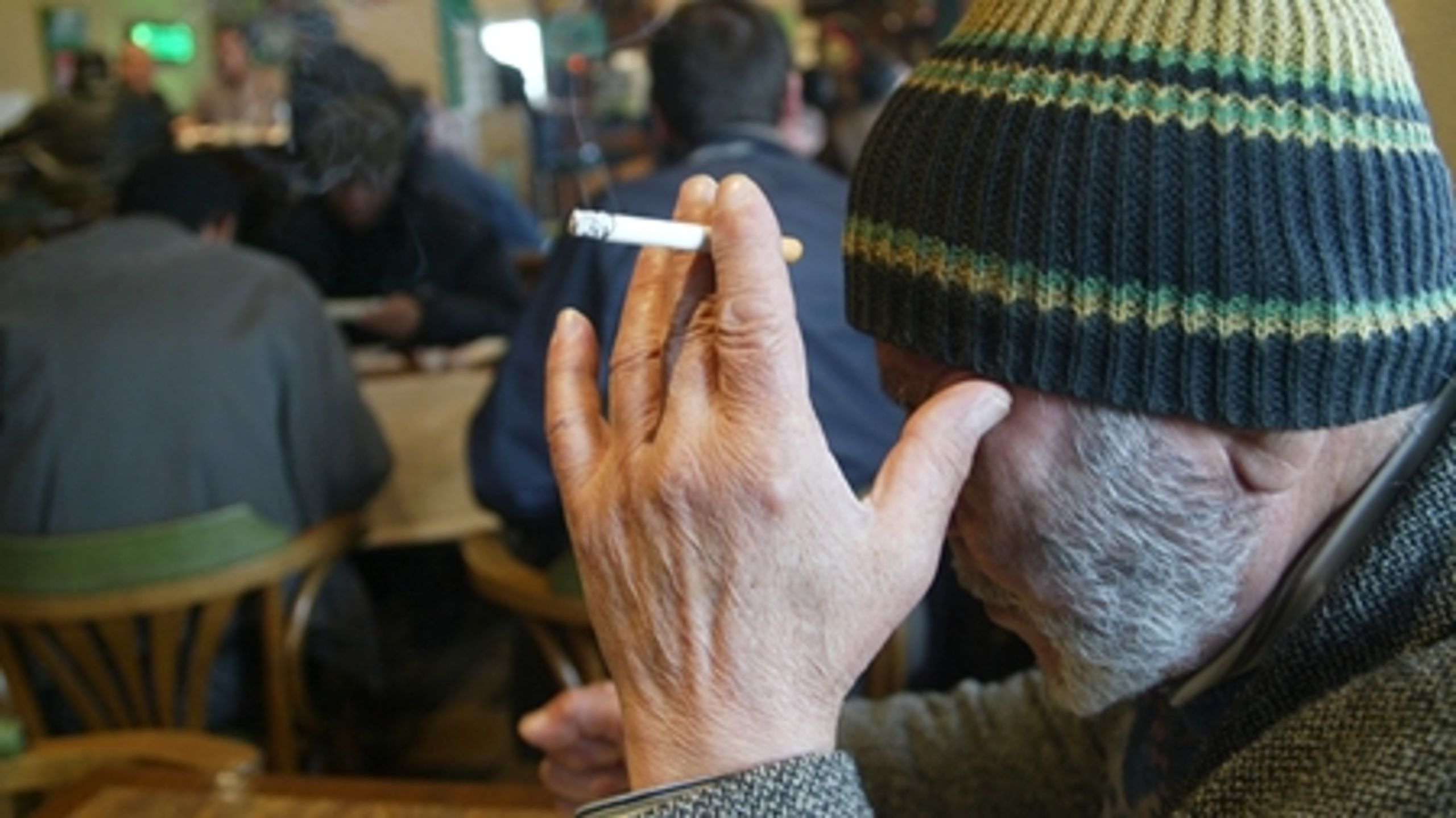 Brugerne er holdt op med at bruge værestedet i Kolding, fordi de ikke længere må ryge.