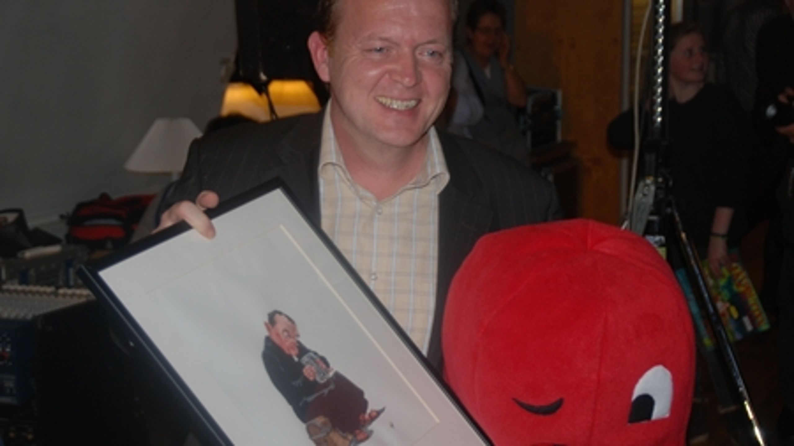 Finansminister Lars Løkke Rasmussen (V) er Årets Blæksprutte 2008.