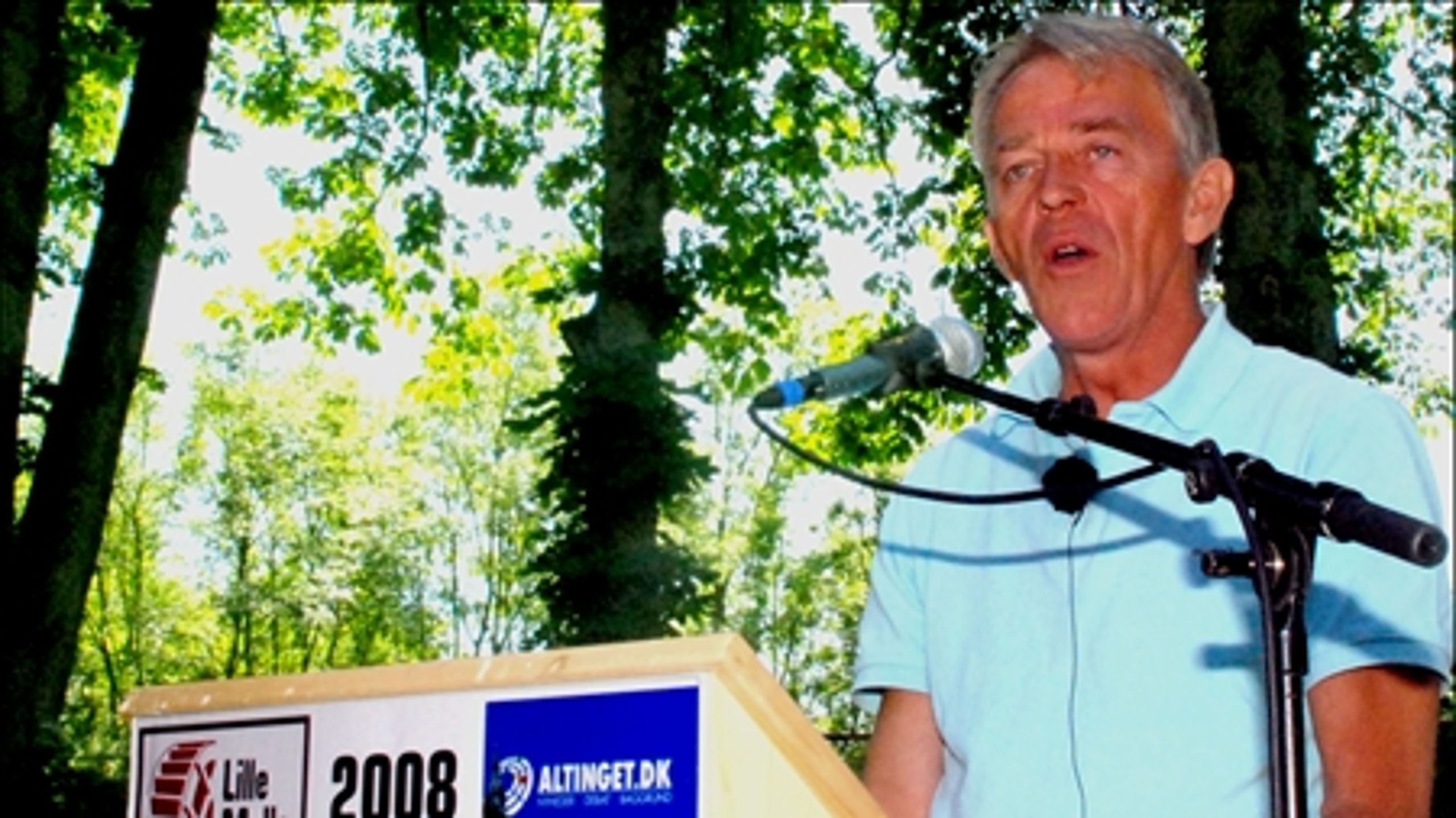 Villy Søvndal under Altingets grundlovsarrangement sidste år.