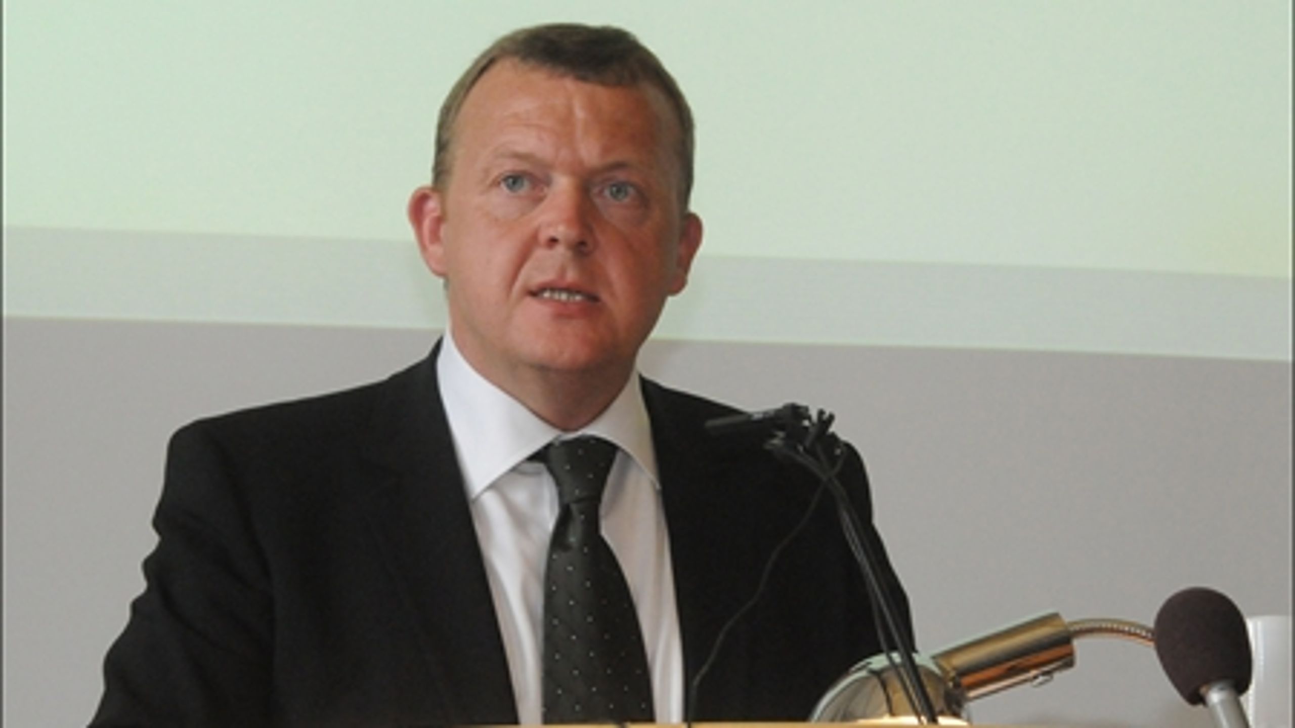 Lars Løkke holder idag tale ved Terndruplund.