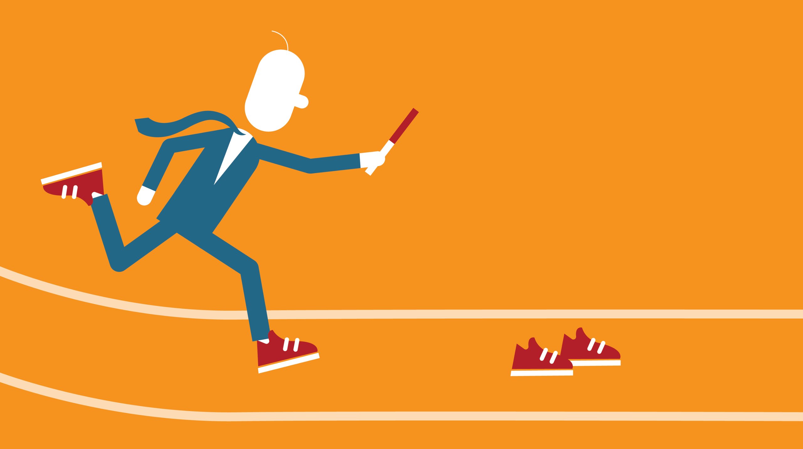 Hvem skal man give stafetten videre til i en lederløs offentlig sektor?