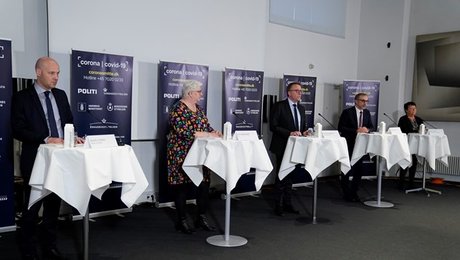 Se pressemødet: Aftale om offentligt ansattes rettigheder og vilkår i hjemsendelsesperioden