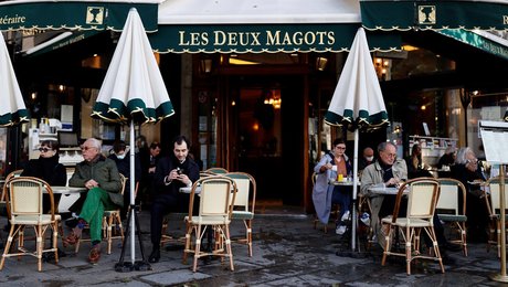 En munter omgang oplysende hygge-frankofili