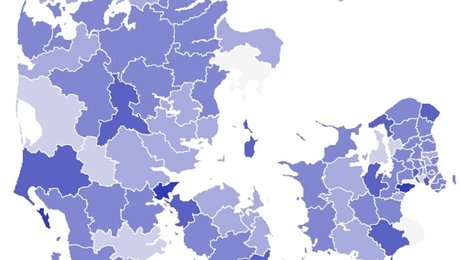 Danmarkskort: Hvilke kommuner skærer mest i kulturen, og hvem skruer op?