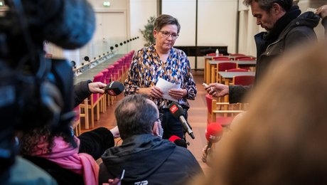 4. låge i Altingets fotojulekalender: 3F's turbulente start på året med forbundsmanden, der trak sig i utide