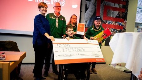 Spejdergruppe modtager prisen Årets Ungdomsforening 2022