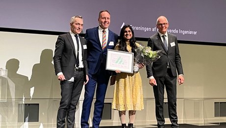 Jernbanespecialist vinder prisen som Årets Unge FRI-rådgiver