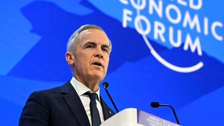 Canadas premierminister i Davos: "Hvis vi ikke sidder med ved bordet, er vi på menuen"