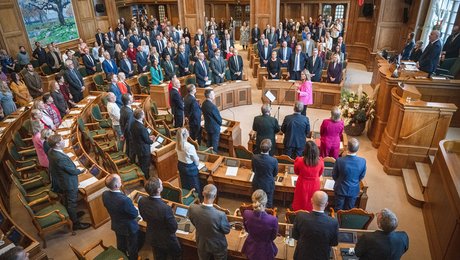 Her er de 179 medlemmer af det nye folketing