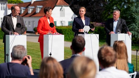 Nu er regeringsgrundlaget her: Det lagde de fire partiledere vægt på