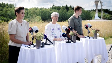 Rådgiversag i SF blev klart det største tema på nyhedsfattigt pressemøde