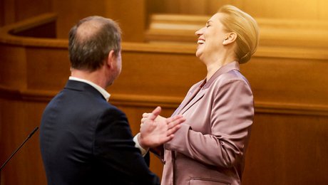 SF's nye politiske ordfører høstede dagens første store grin i Folketinget