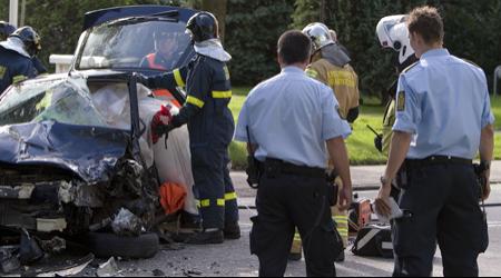 Kun hver femte trafikulykke registreres 