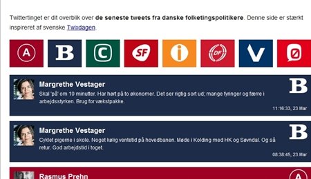 Hvad laver folketingspolitikerne i løbet af dagen?