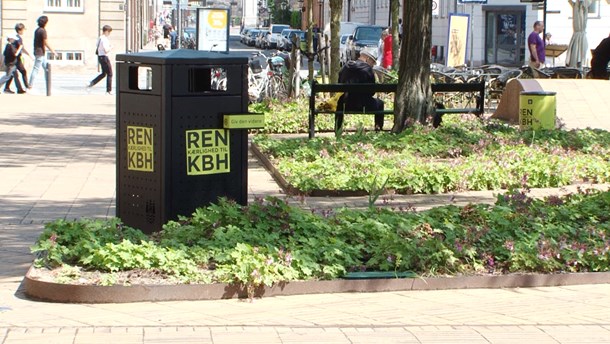 Neddroslede affaldsmål faldt på plads i de belgiske nattetimer