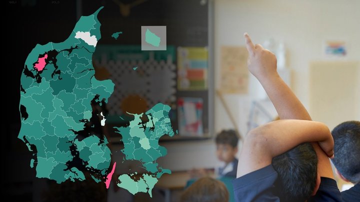 Se kortet: Kun to kommuner lever op til mål om uddannede lærere i folkeskolen