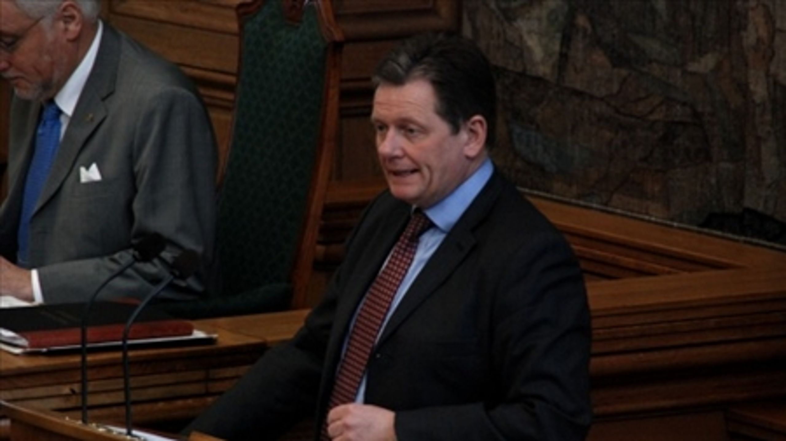 Justitsminister Lars Barfoed (K)