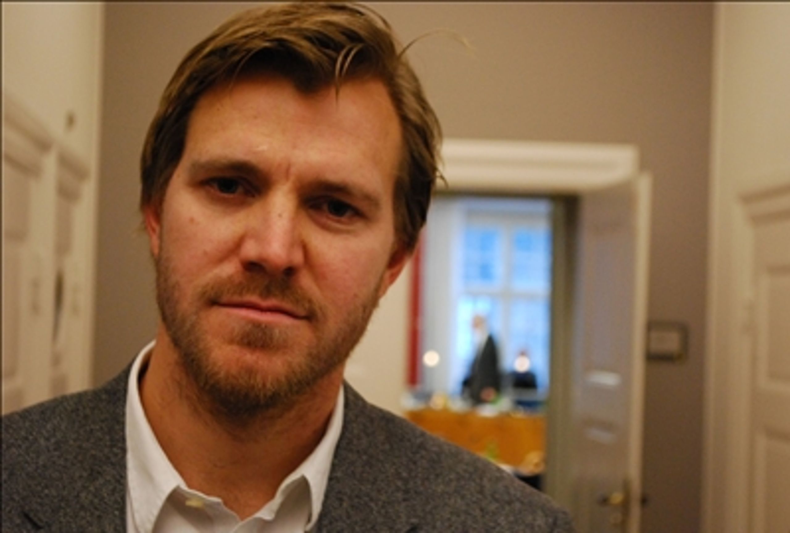 Venstres pressechef Mikael Børsting er manden, der sparrer med Løkke før statsministerens vigtige tirsdags-pressemøder. Børsting er også med i inderkredsen, når det gælder Venstres strategiudvikling. (Foto: Venstre)
