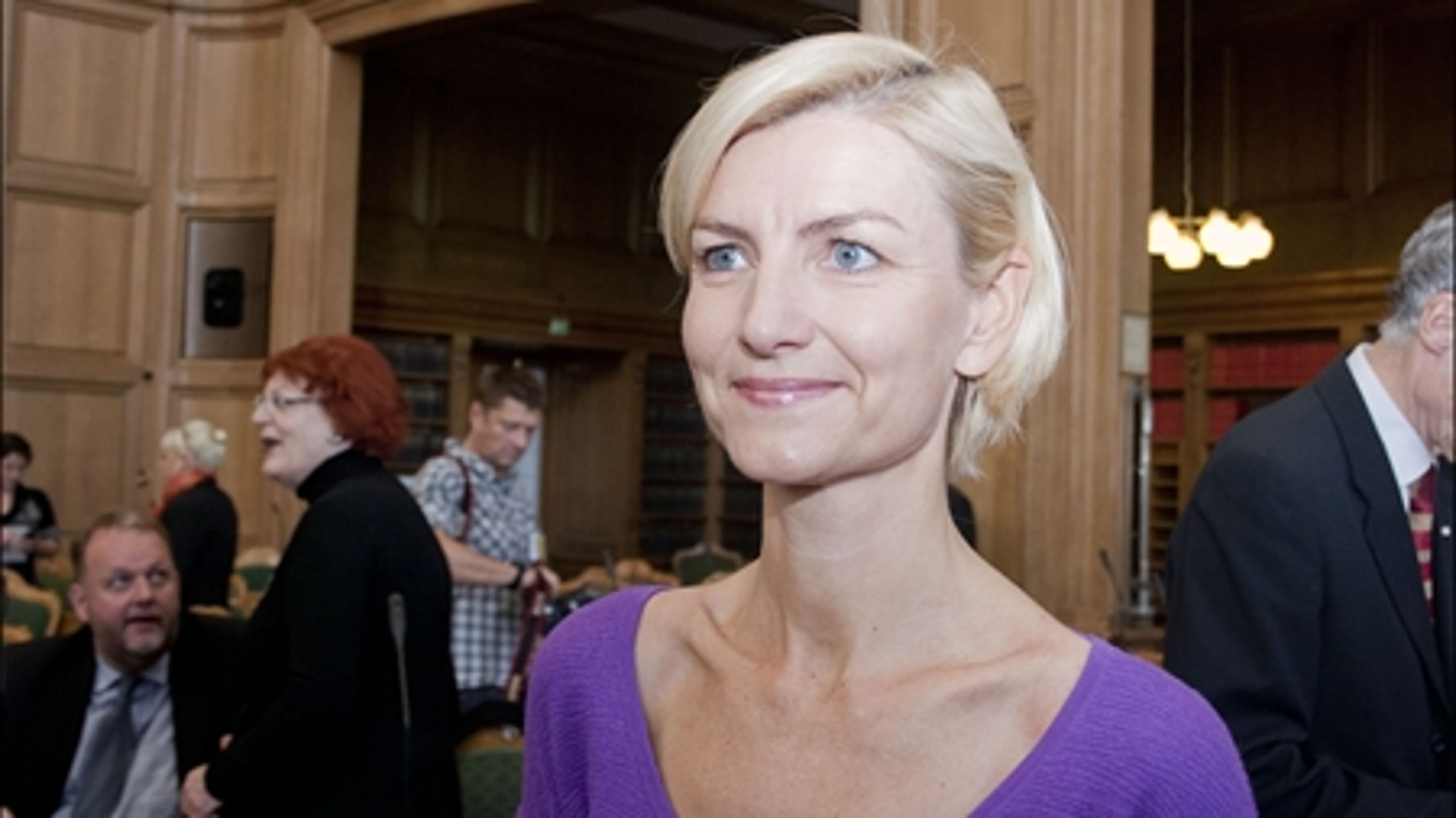 Venstres arbejdsmarkedsordfører Ulla Tørnæs er blandt de ordførere, der ser ud til at være sikre på at beholde pladsen i Folketinget efter næste valg. Kun Helle Sjelle skal ikke føle sig for sikker.