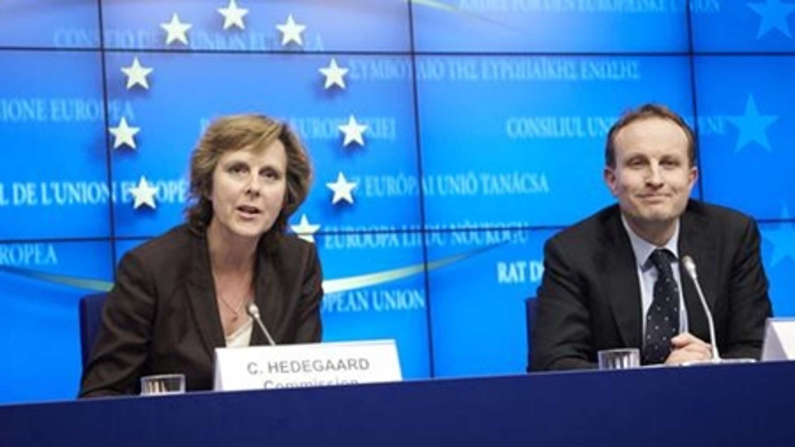 Både Connie Hedegaard og Martin Lidegaard vil forsøge at nå ambitionerne i EU-Kommissionens klimakøreplan, selvom Polen stemte imod planen.