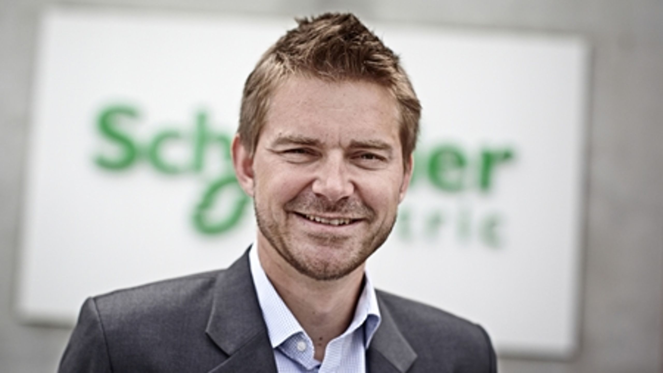 Morten Dahl, Schneider Electric, mener, at anlægsloftet i kommunerne er med til at skade branchen for energirenoveringer. Og dermed går Danmark glip af arbejdspladser.