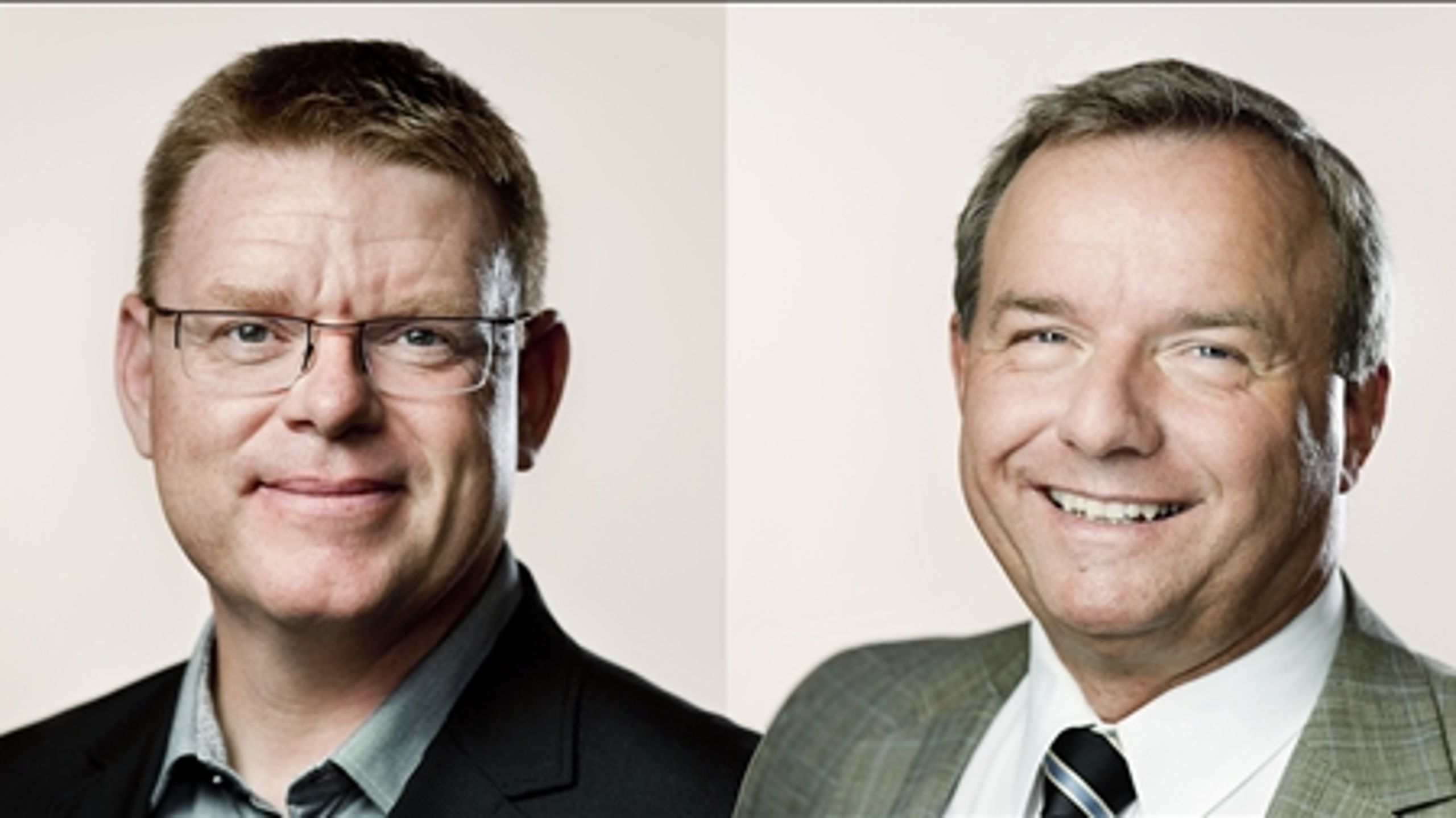 Miljøordfører Torben Hansen (tv) og fødevareordfører Orla Hav (th).